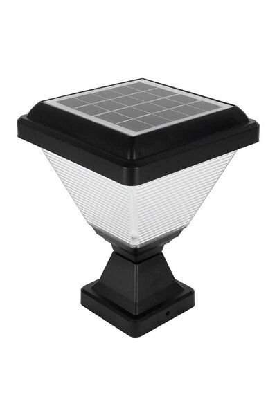 ACK AG60-06831 6500K Beyaz Kare Solar Led Bahçe Armatürü